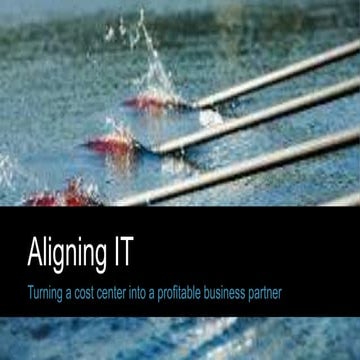 Aligning IT - Allan Aitchison