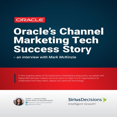 Channel Marketing Tech Success