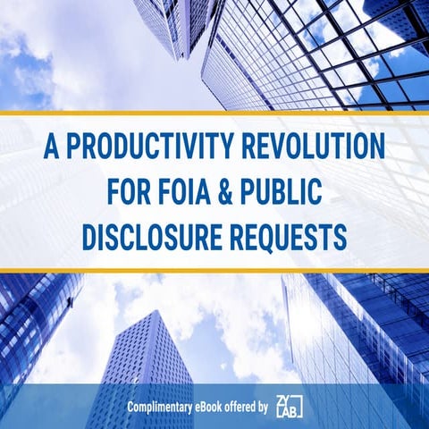 TECHNOLOGY FOR HANDLING FOIA & PUBLIC DISCLOSURE REQUESTS