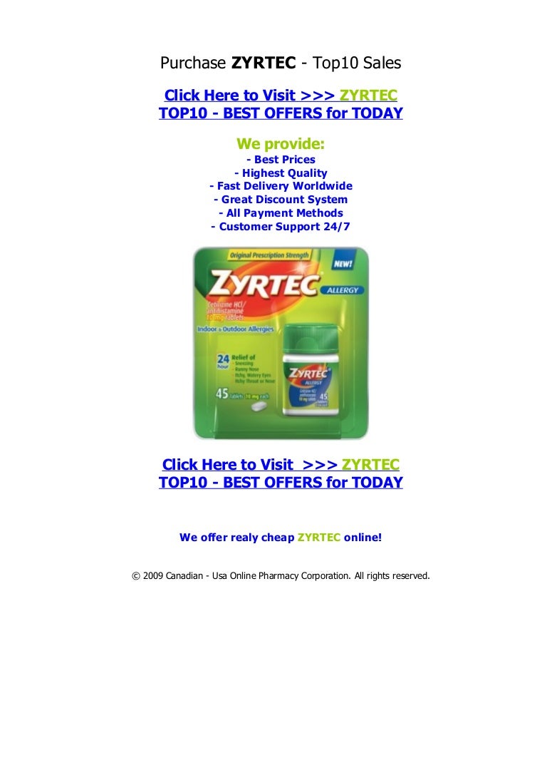 Buying Zyrtec Online