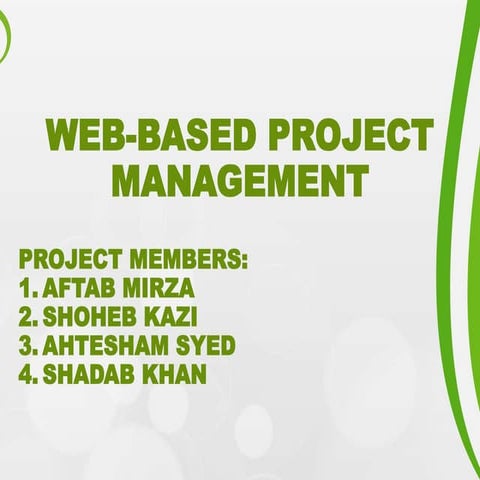 Project Management System