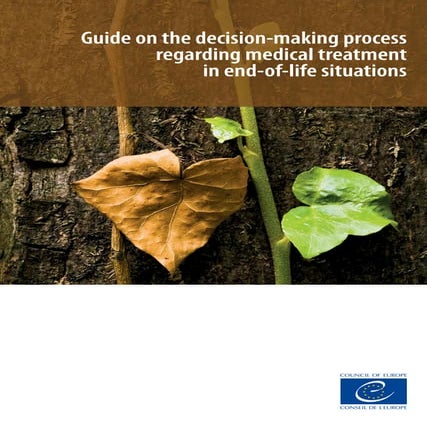 Guide on the decision-making process regarding medical treatment in end-of-li...