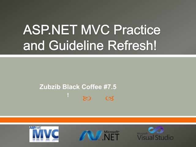 ZZ BC#7.5 asp.net mvc practice  and guideline refresh! 