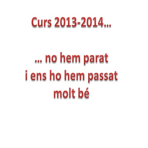 recull curs 13-14 a 4B